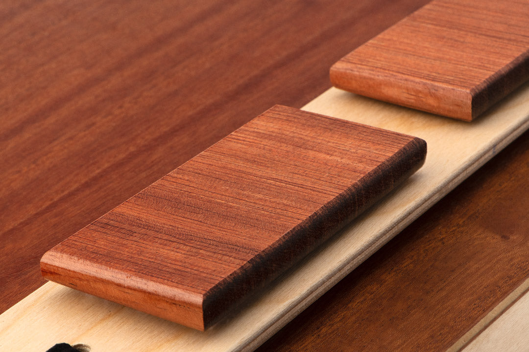 Click snare castanet pair - solid bubinga