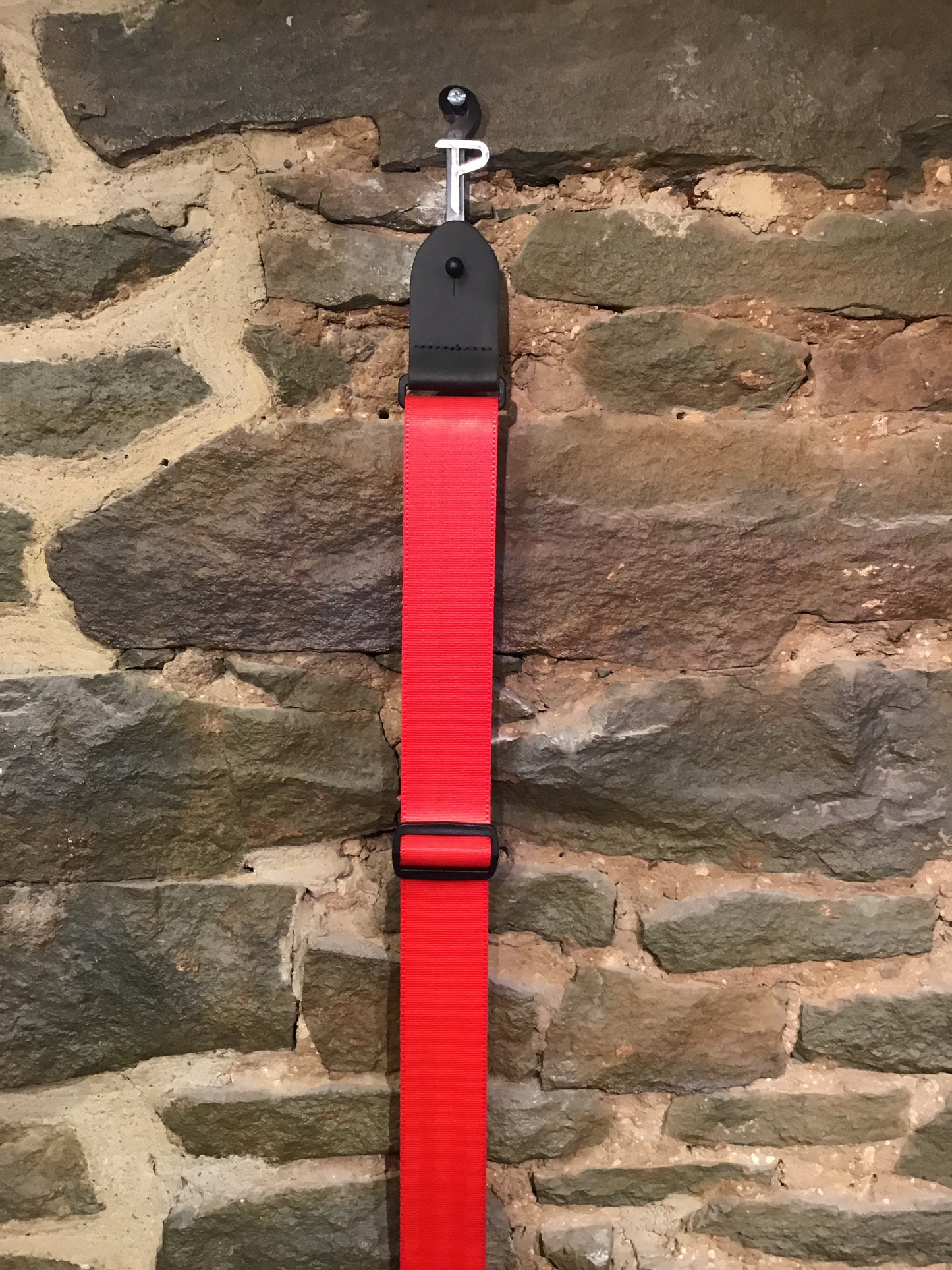 Perri’s Leathers 2” red seatbelt guitar strap