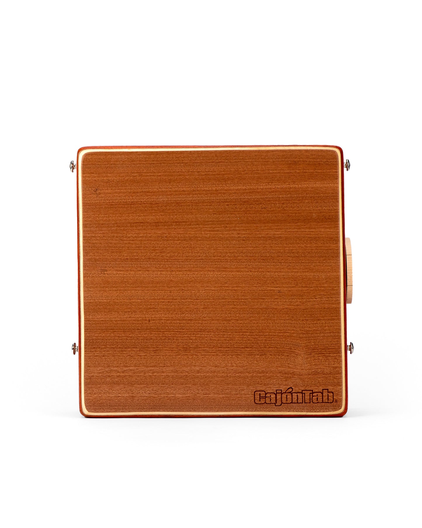 CajonTab® 12" Pro Series- Solid Padauk with padauk snare.