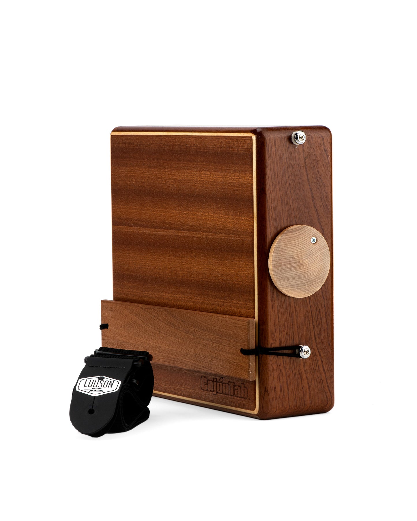 CajonTab®️ Pro Series 12 - solid mahogany with solid mahogany snare