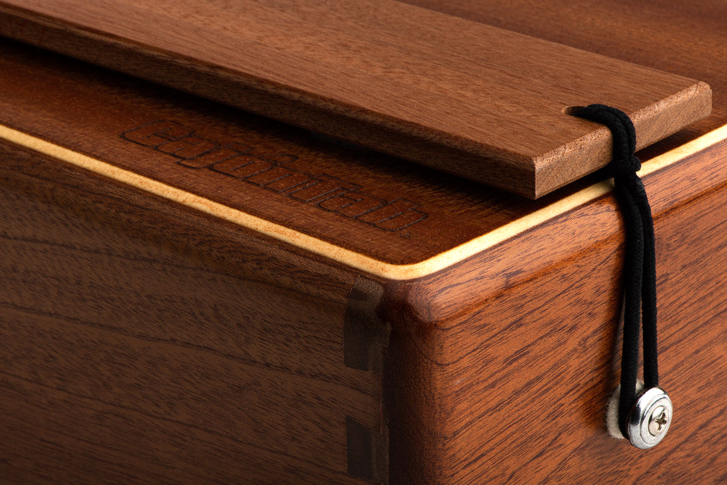 CajonTab®️ Pro Series 12 - solid mahogany with solid mahogany snare