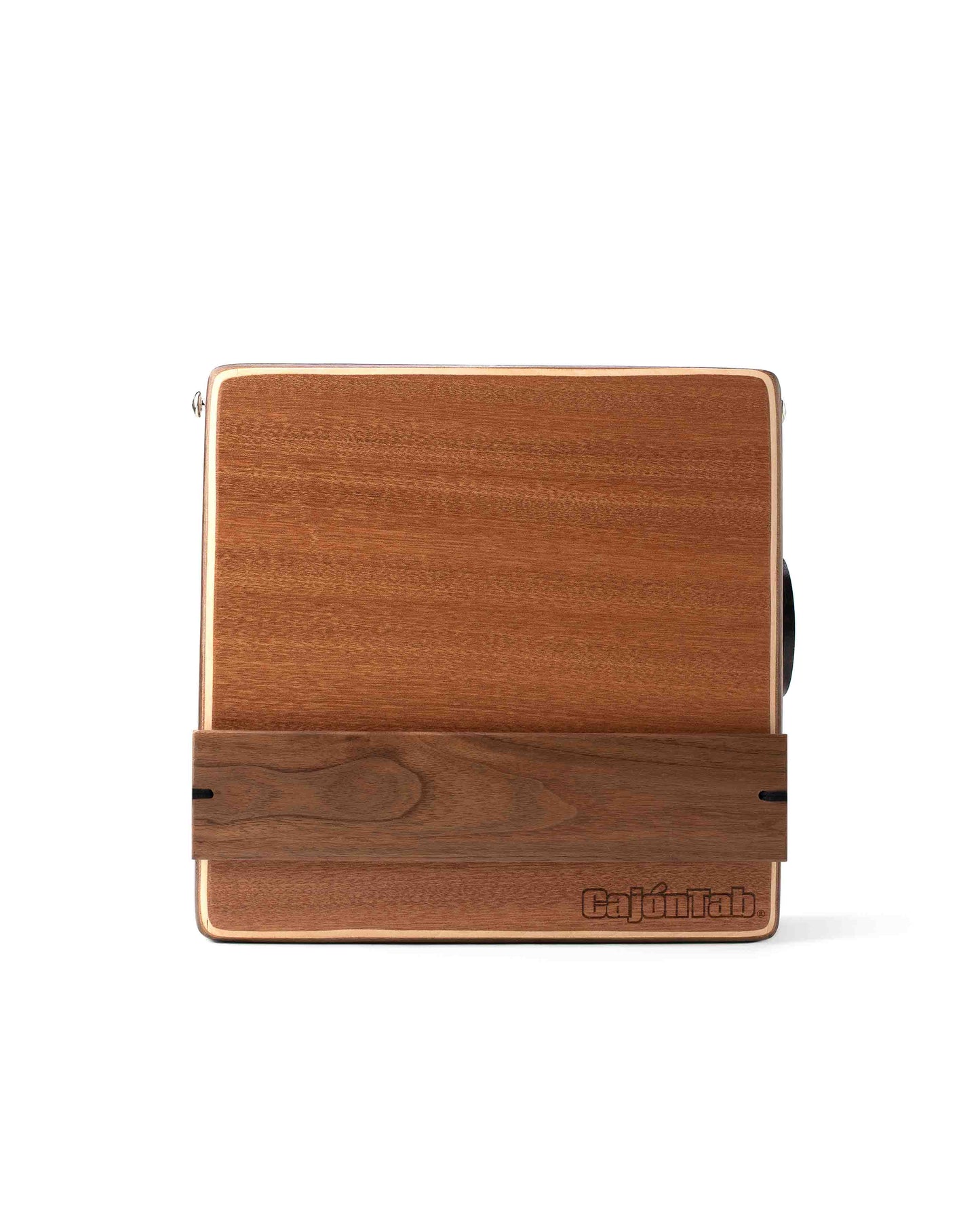 CajonTab Pro Series de 12" - Nogal con franja de ébano y corazón morado