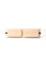 Floating external snare system for cajon and CajonTab®: birch with maple click snare castanets