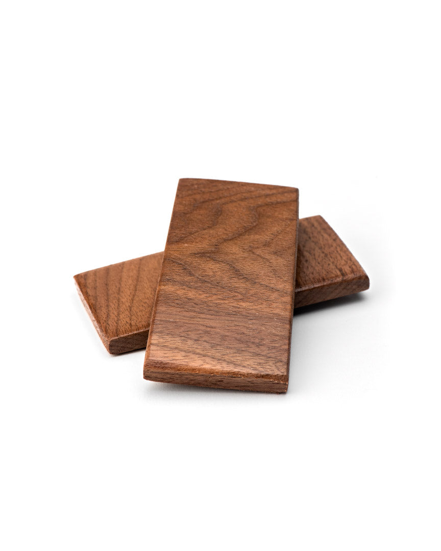 Click snare castanet pair - solid walnut