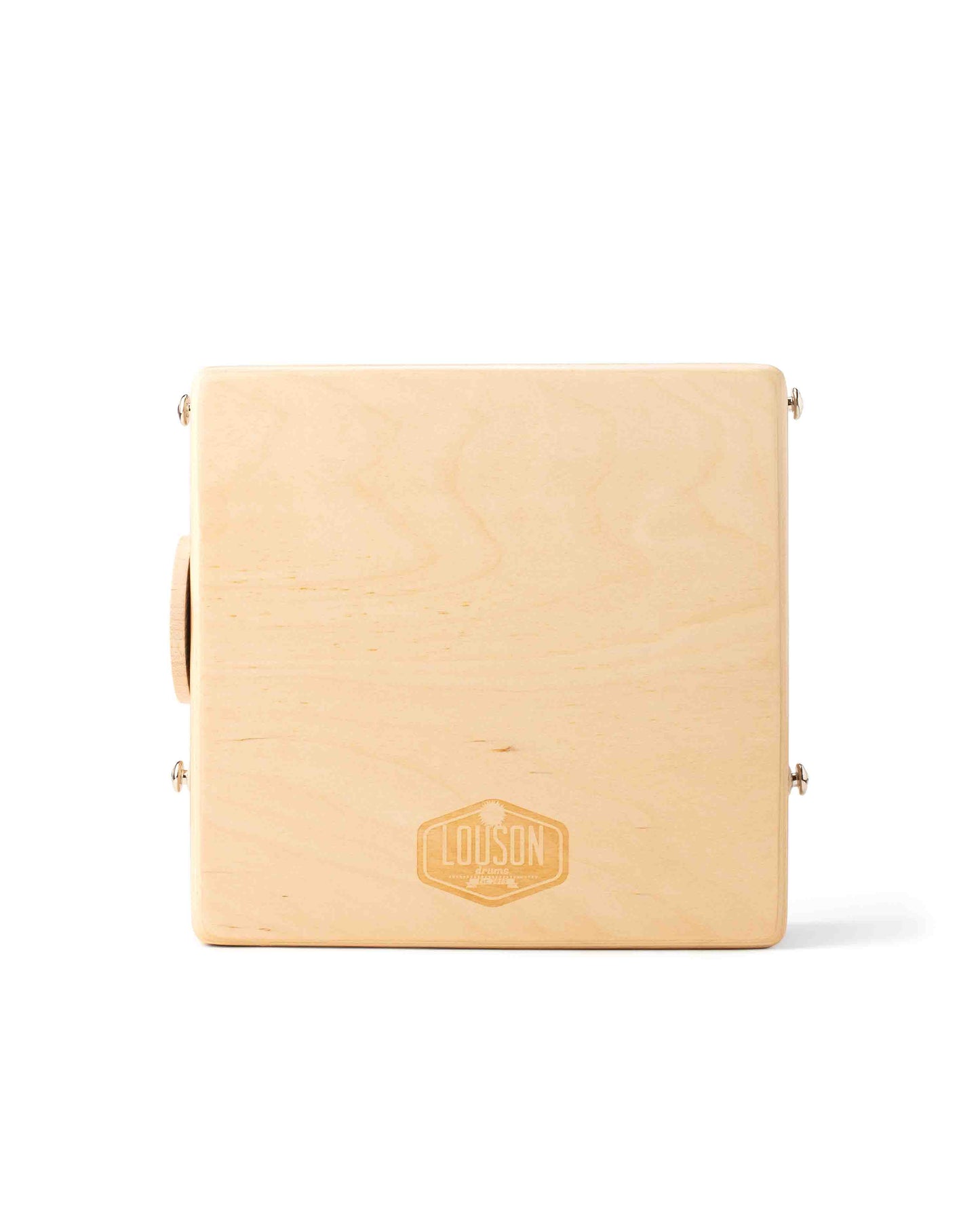 10 inch CajonTab - solid ambrosia maple with snare