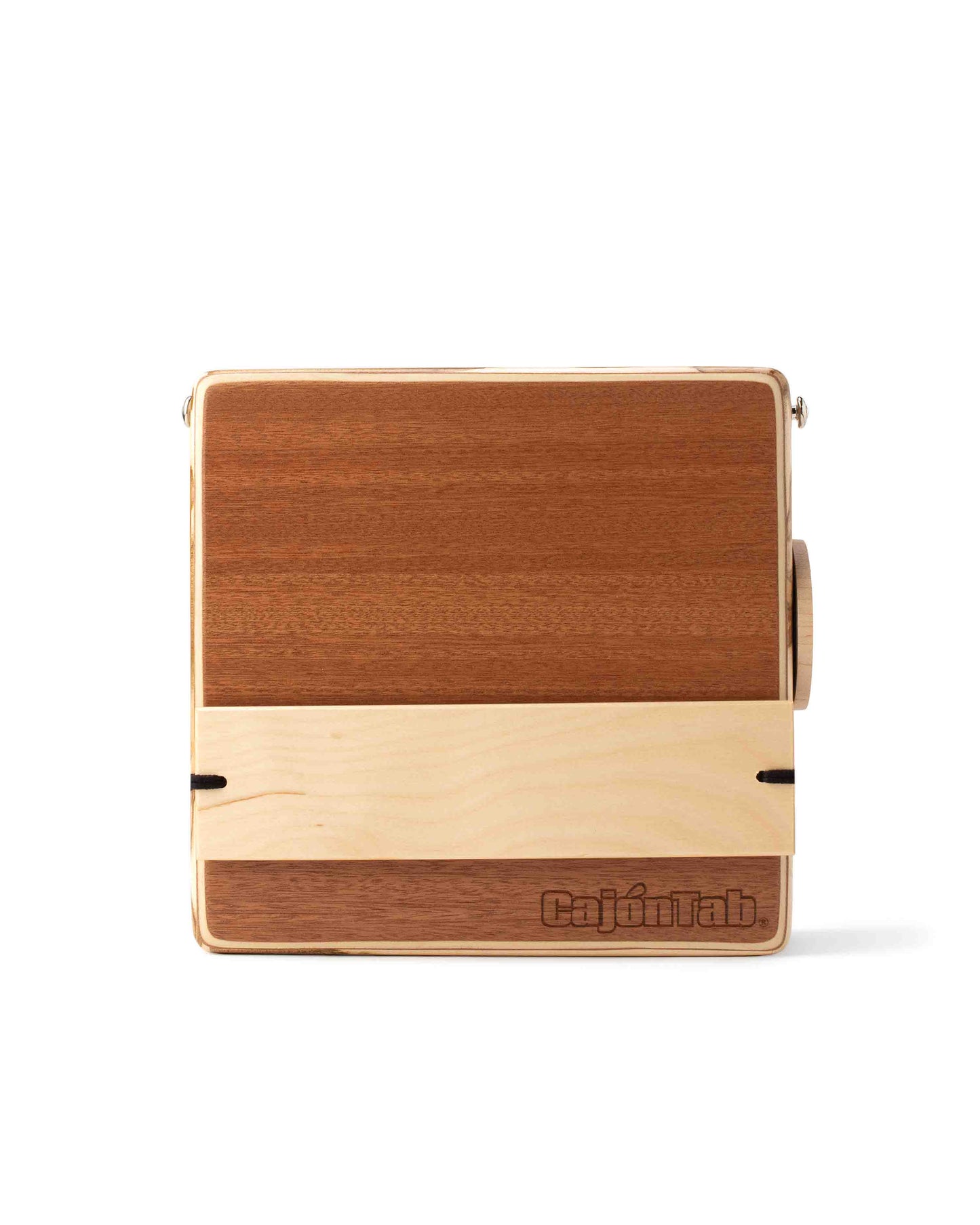 10 inch CajonTab - solid ambrosia maple with snare