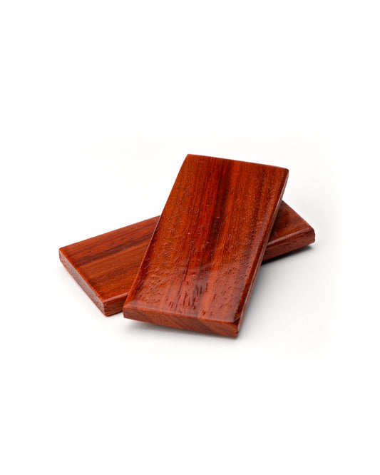 Click snare castanet pair - solid padauk