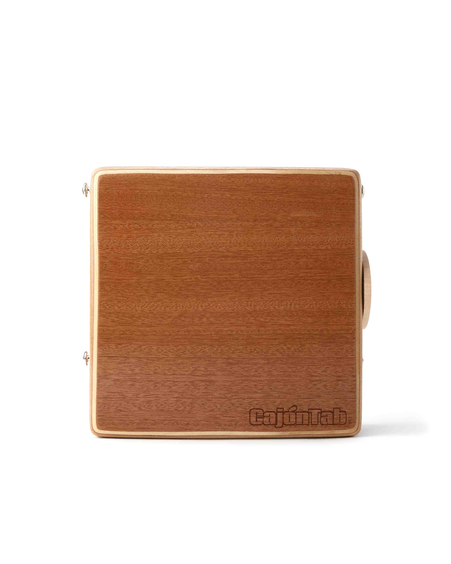 10 inch CajonTab - solid walnut with solid walnut snare