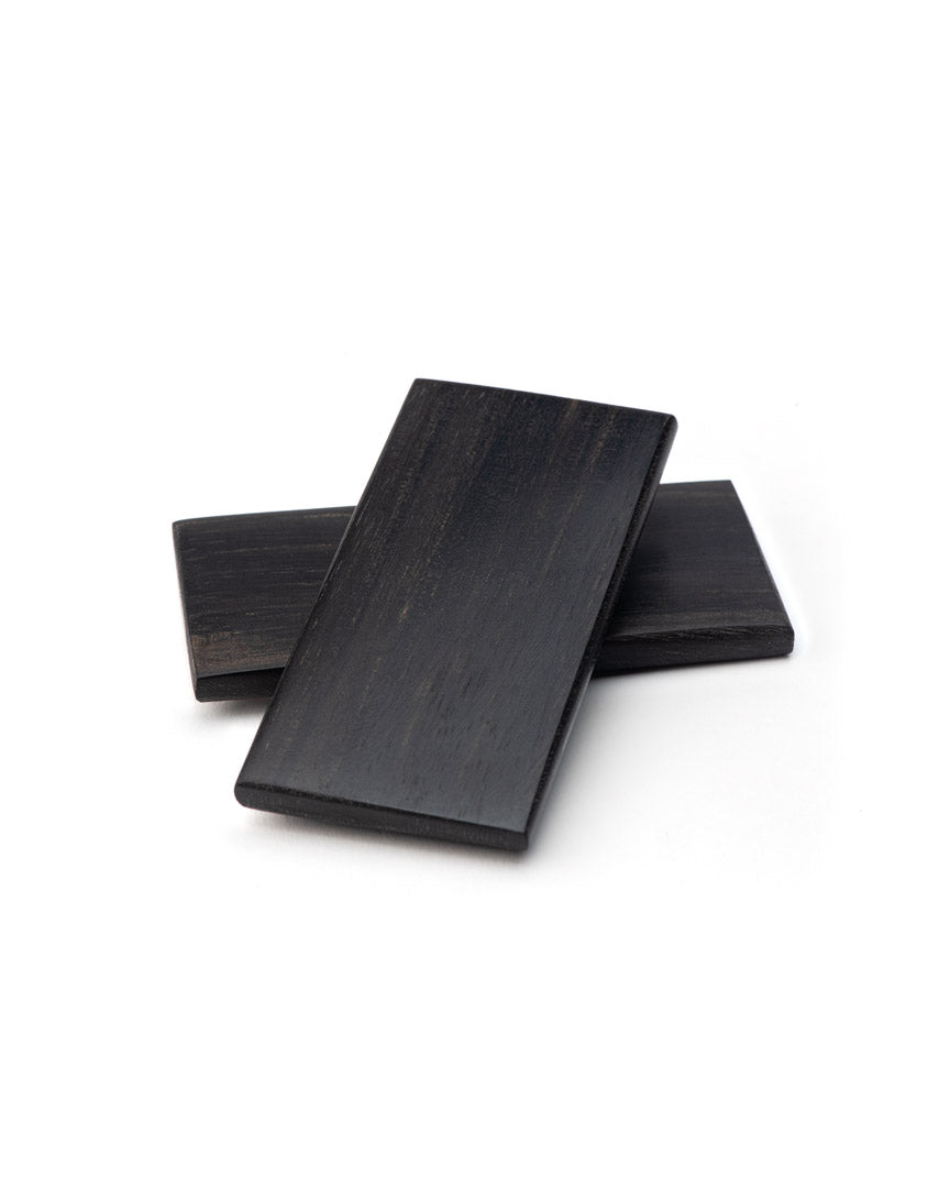 Par de castañuelas con caja Click - ébano macizo