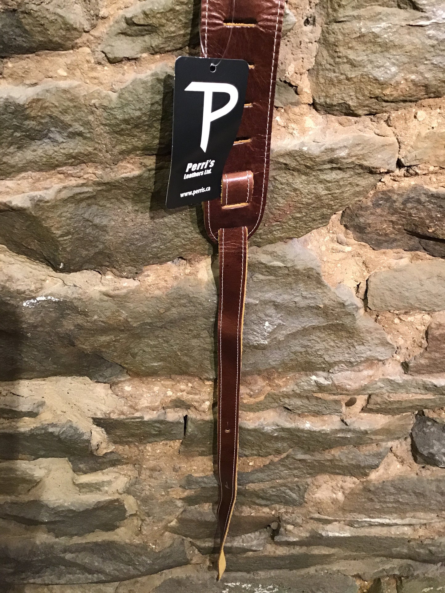 Perri’s Leathers 2” Deluxe soft Italian garment leather with soft suede backing guitar strap, extra long