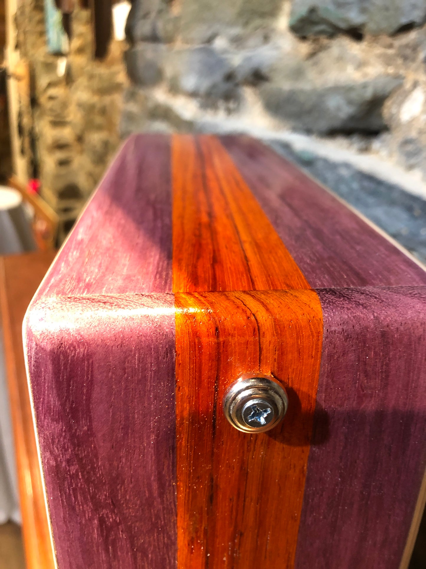 CajonTab Serie Pro de 12” - Corazón Púrpura y Padauk