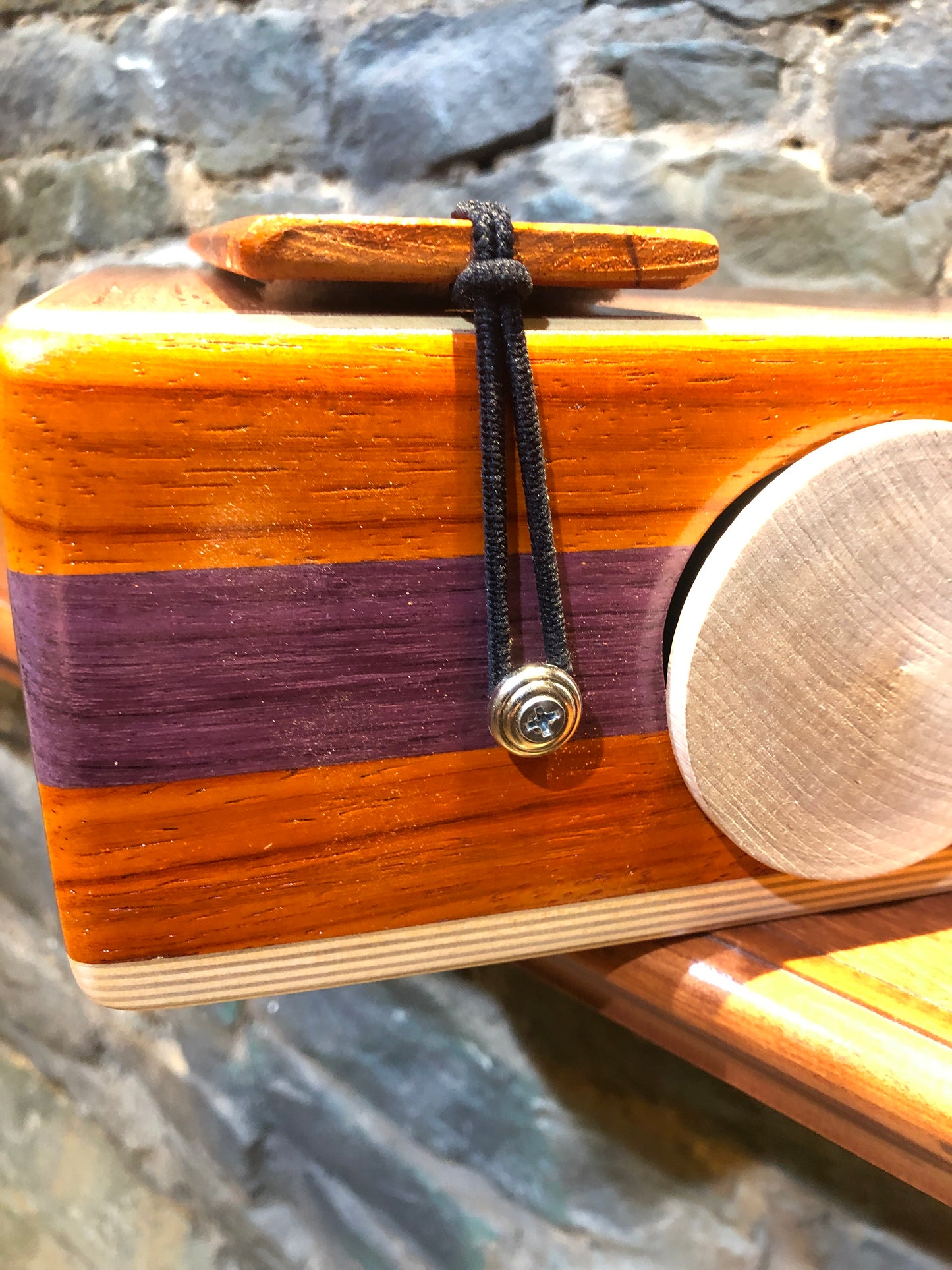 10” Pro Series CajonTab - padauk and purple heart