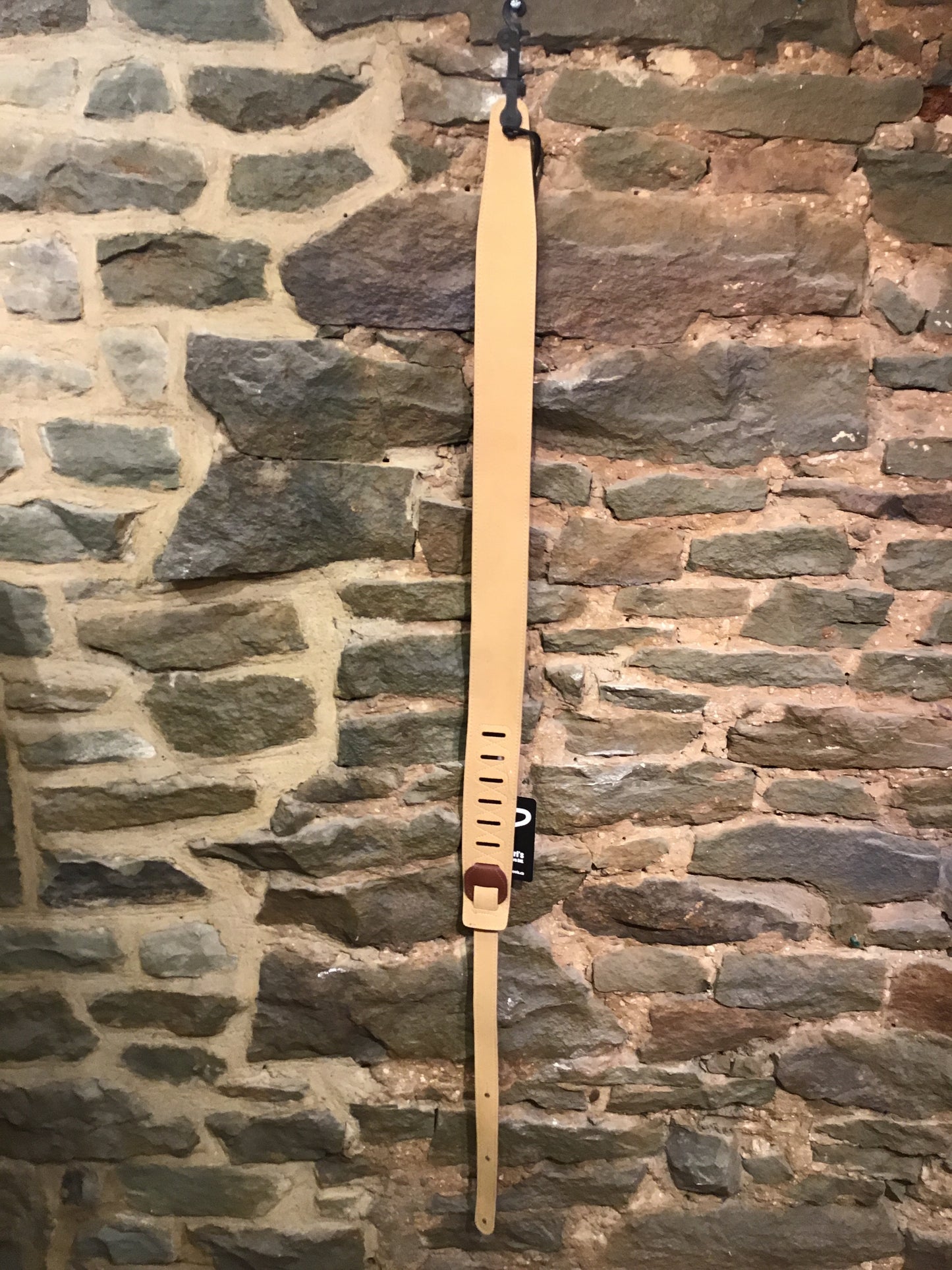 Perri’s Leathers 2.5” smooth brown leather guitar strap