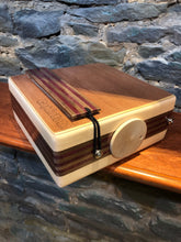 10” Pro Series CajonTab - aspen with walnut/purple stripe