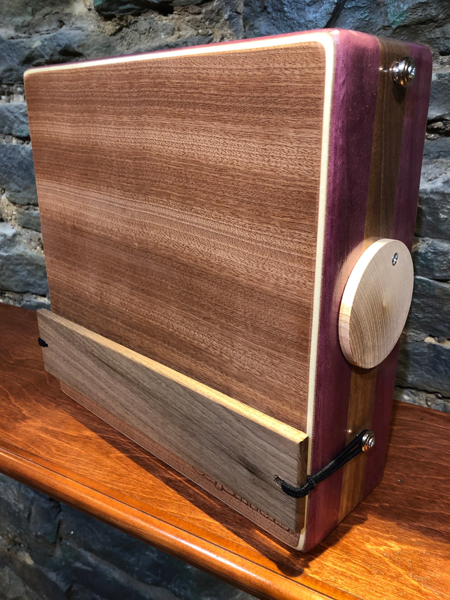 CajonTab Pro Series de 12” - Corazón Púrpura y Nogal