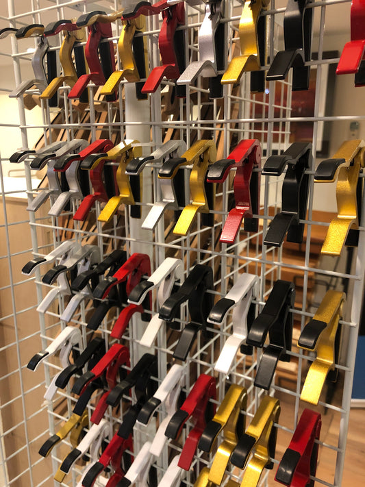 Cejilla de guitarra - aluminio