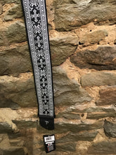 Perri’s Leathers 2.5” Jacquard ribbon, cross and rose pattern