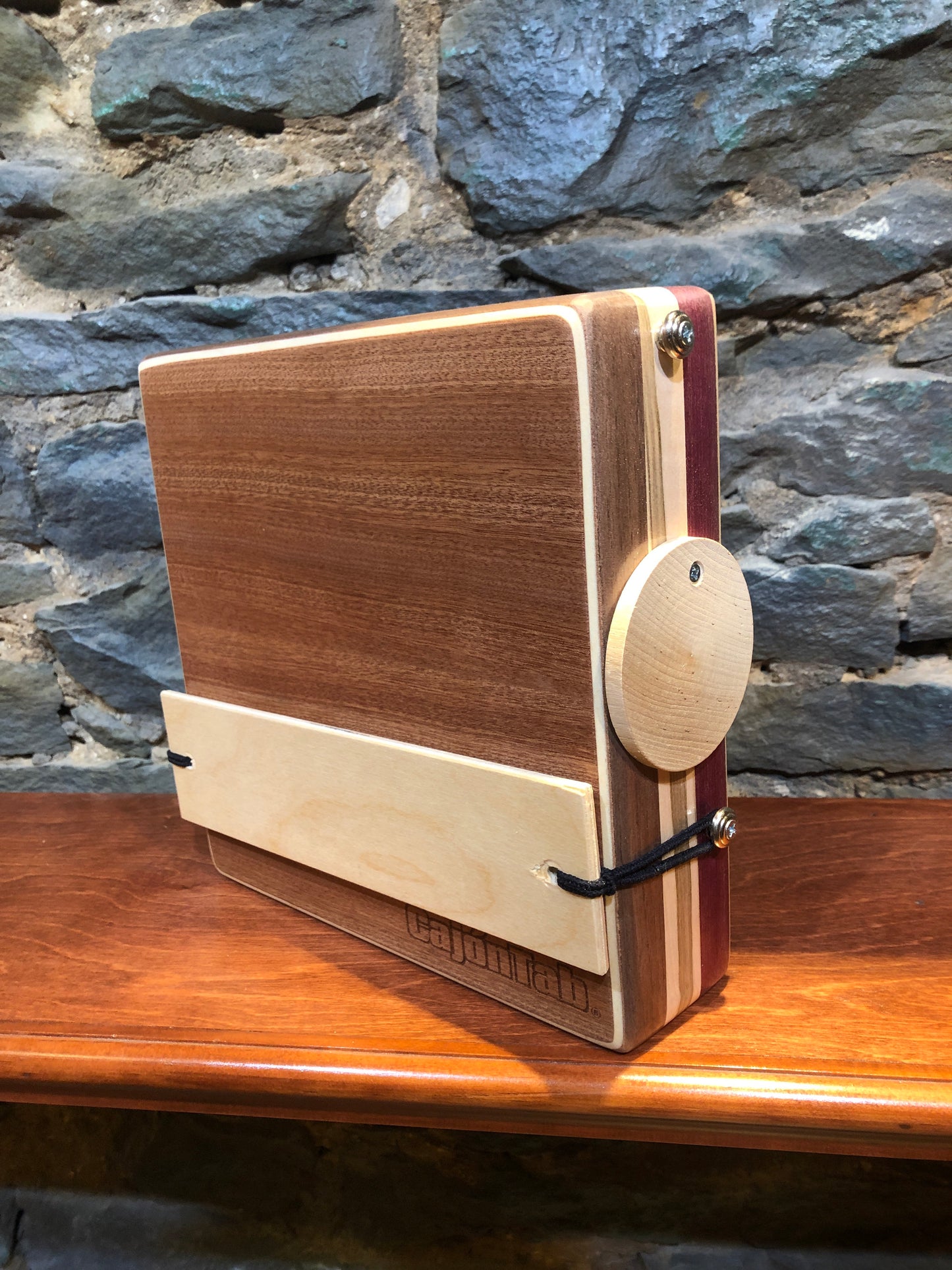 10” Pro Series CajonTab - walnut, maple, and purpleheart piccolo