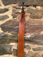Perri’s Leathers 2.5” soft brown leather guitar strap