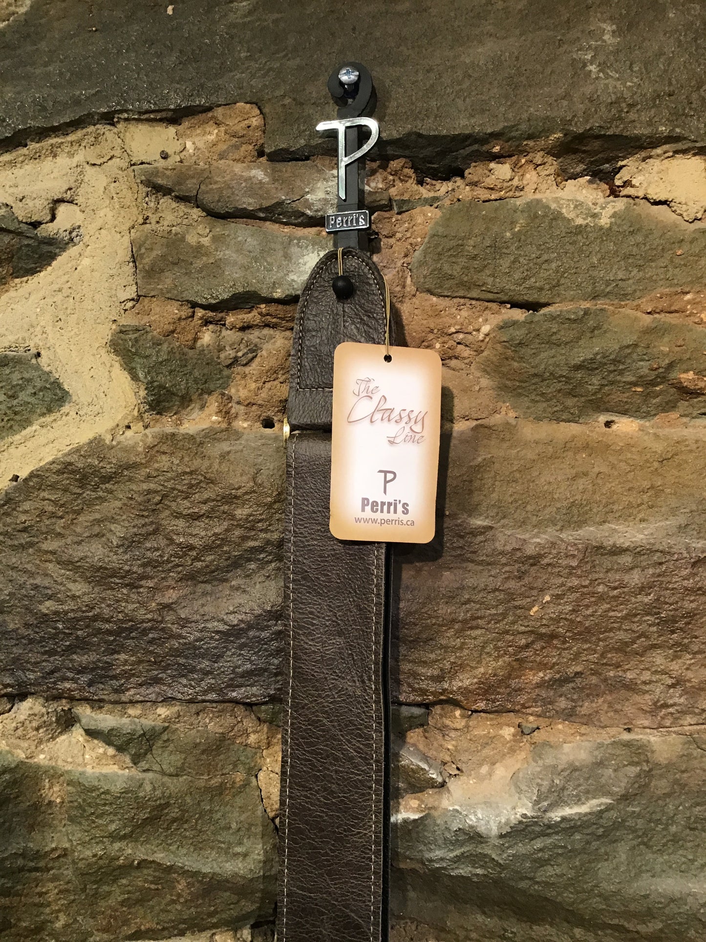 Perri’s Leathers 2” Classy Line Italian Top Grain guitar strap