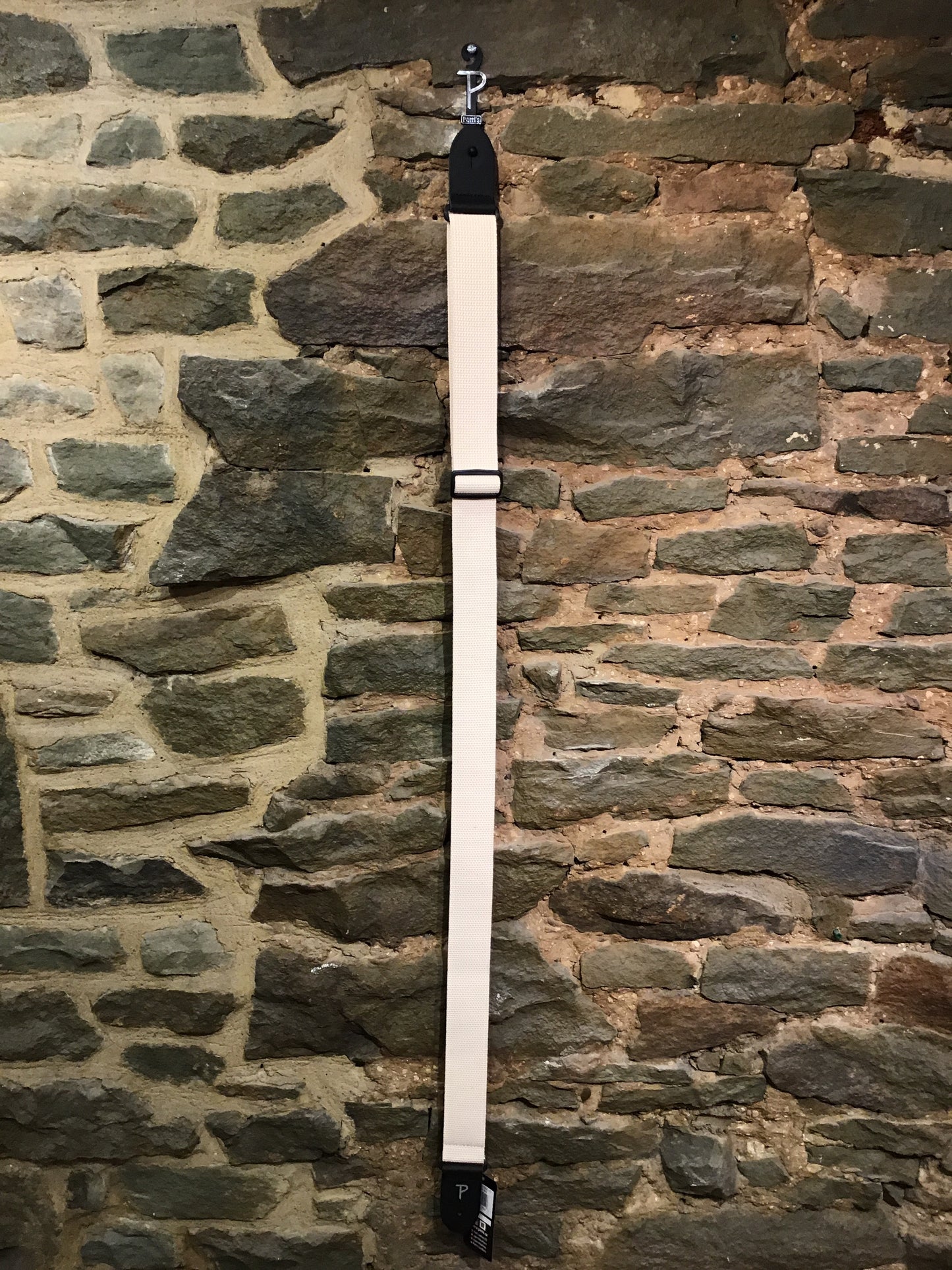 Perri’s Leathers 2” basic beige cotton guitar strap