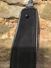 Perri’s Leathers 3” piped black leather guitar strap
