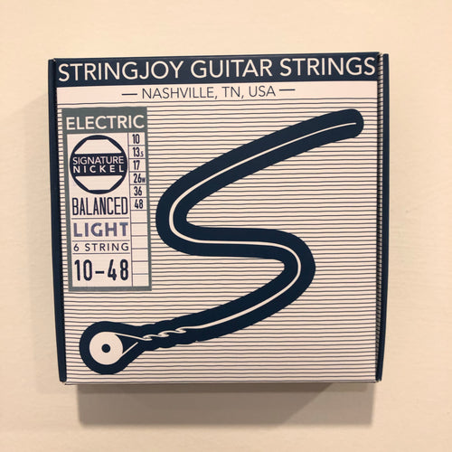 Cuerdas de guitarra Stringjoy Cuerdas de guitarra eléctrica de níquel ligero calibre 10-48