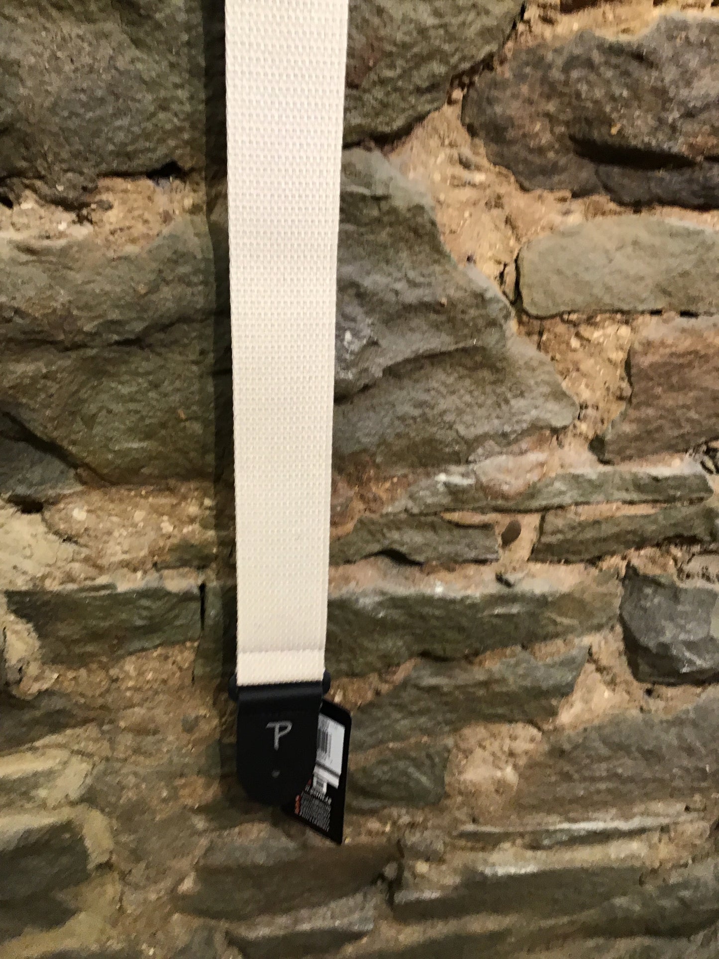 Perri’s Leathers 2” basic beige cotton guitar strap