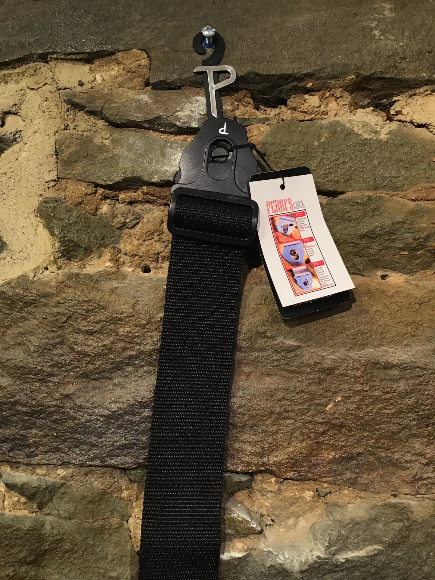 Perri’s Leathers 2” nylon Perri’s Lock guitar strap