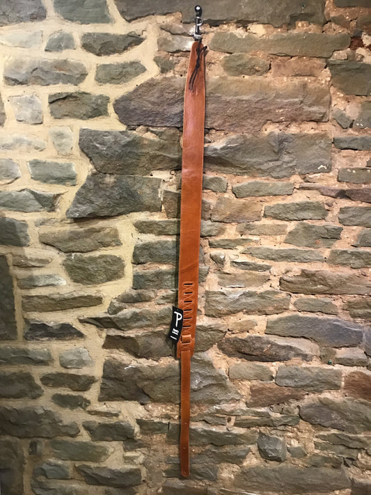 Perri's Leathers Correa de guitarra de cuero marrón suave de 2,5"