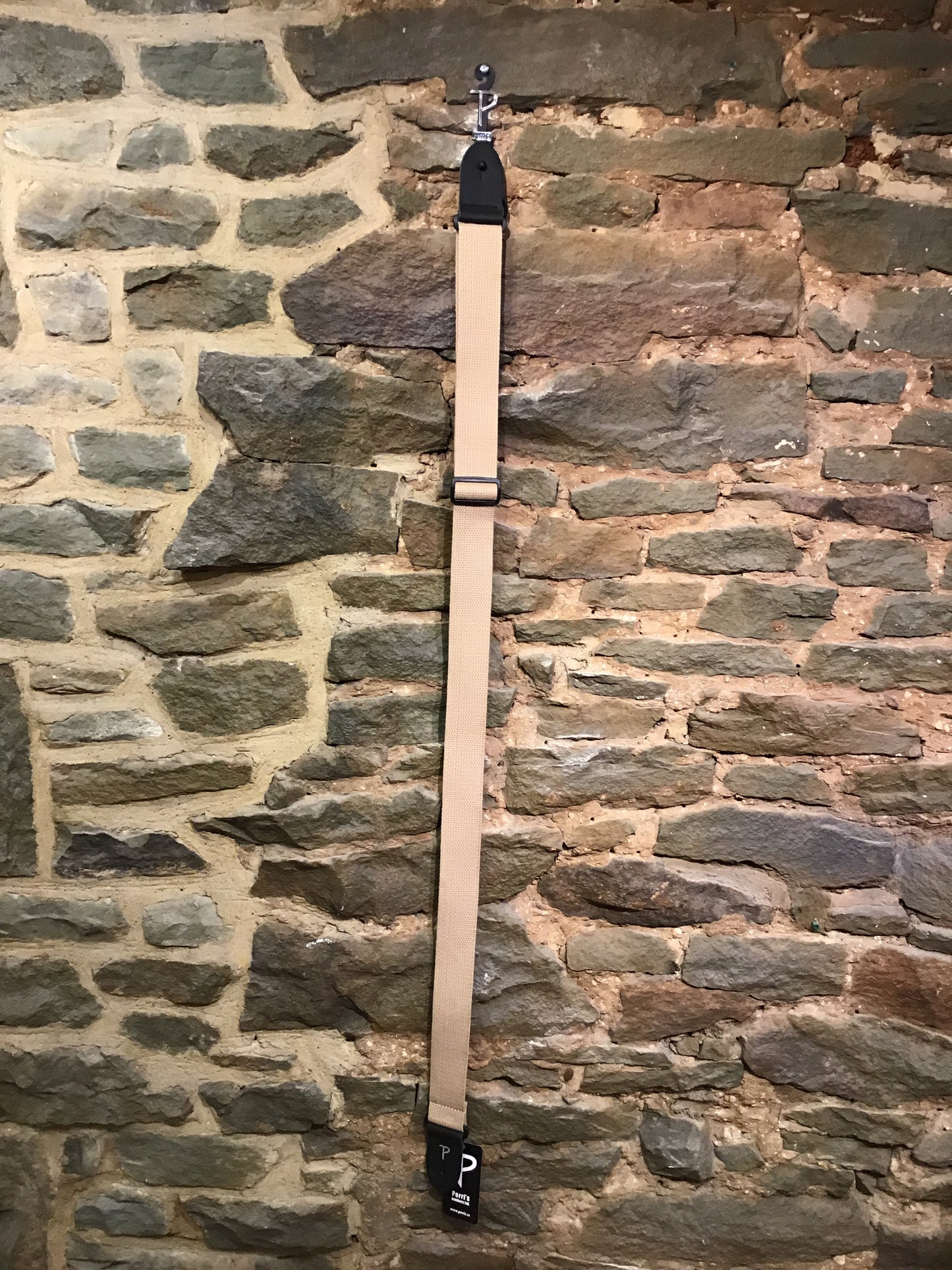 Perri’s Leathers 2” basic tan cotton guitar strap