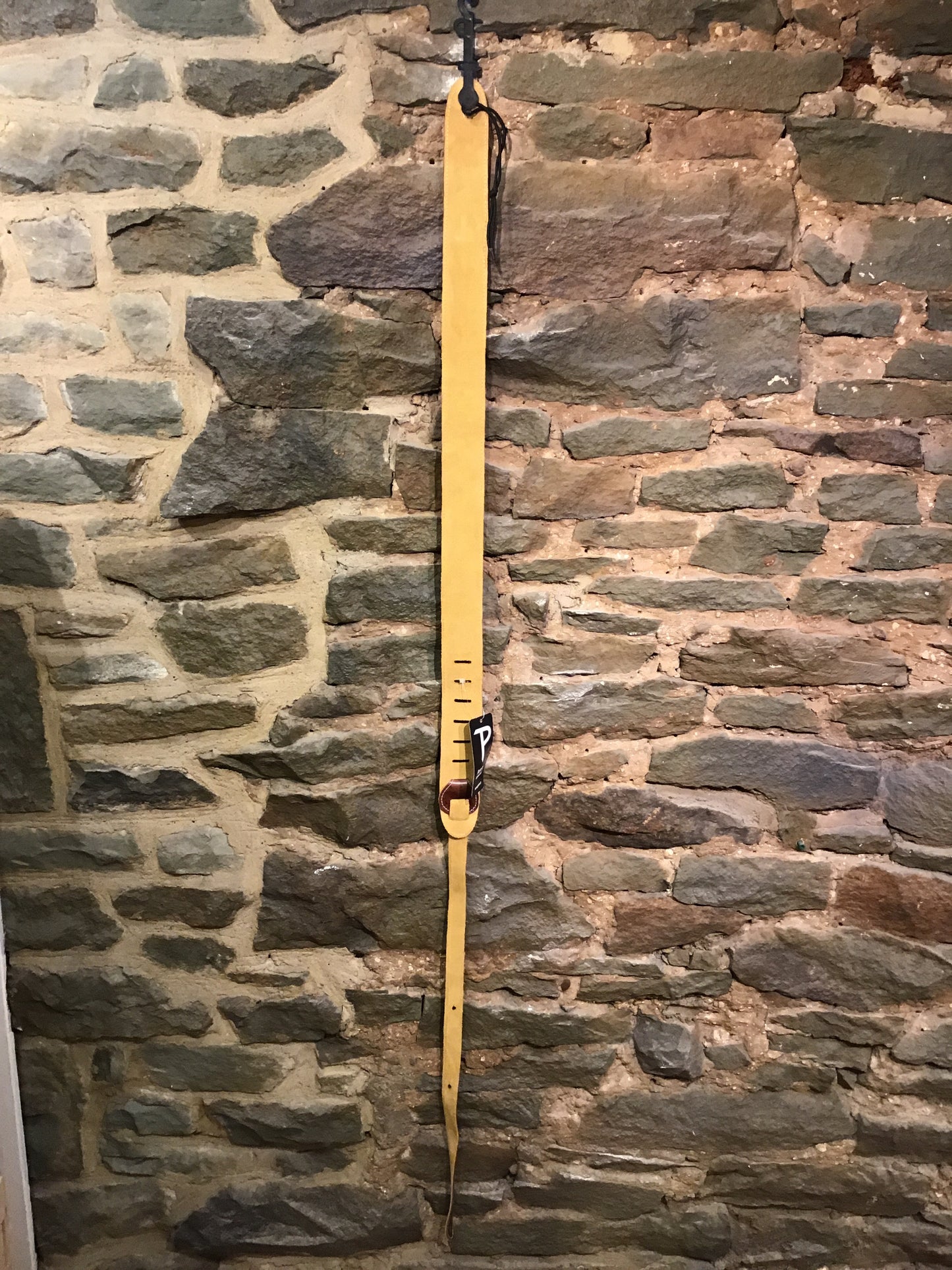 Perri’s Leathers 2” Deluxe soft Italian garment leather with soft suede backing guitar strap, extra long