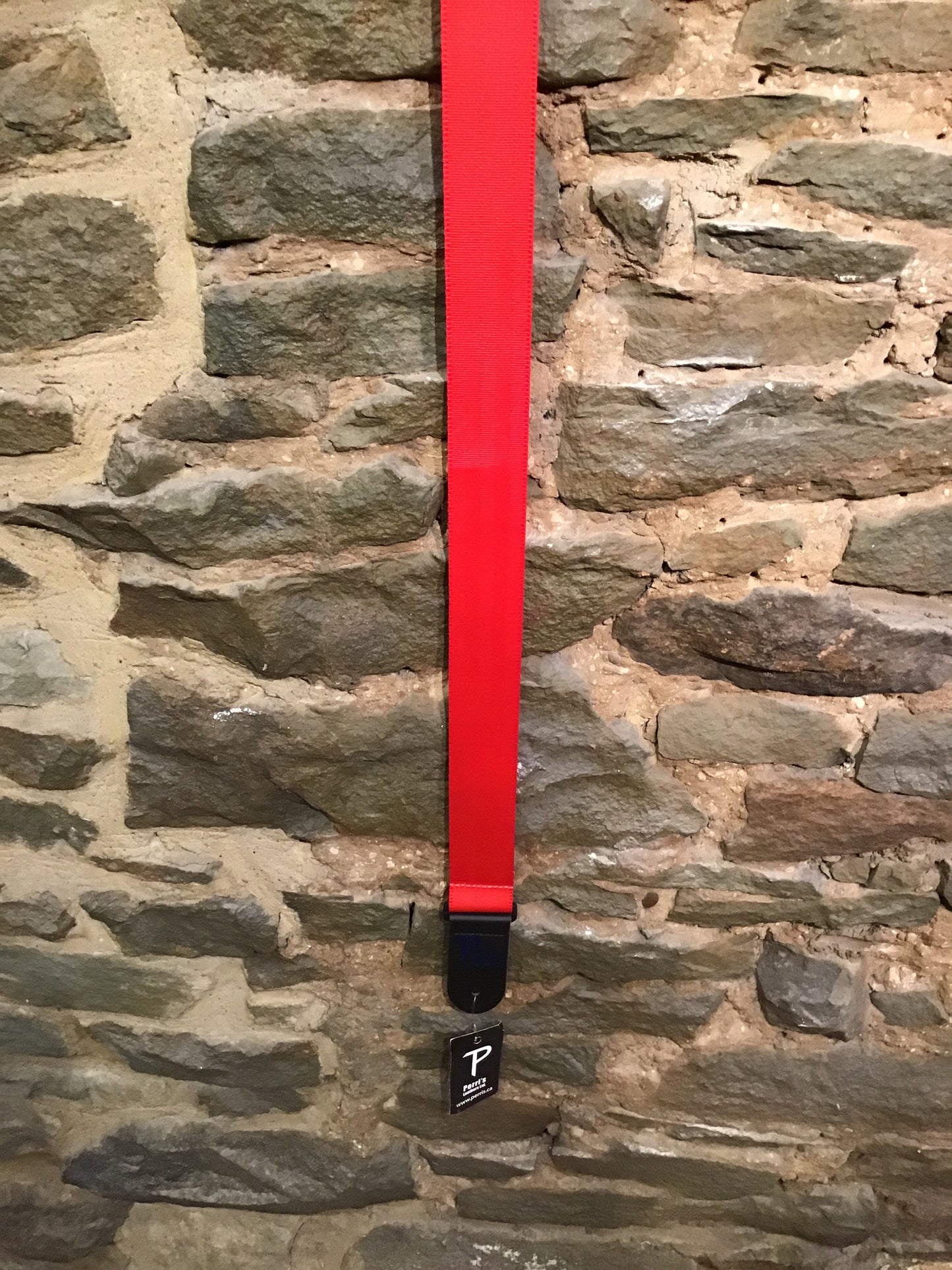 Perri’s Leathers 2” red seatbelt guitar strap