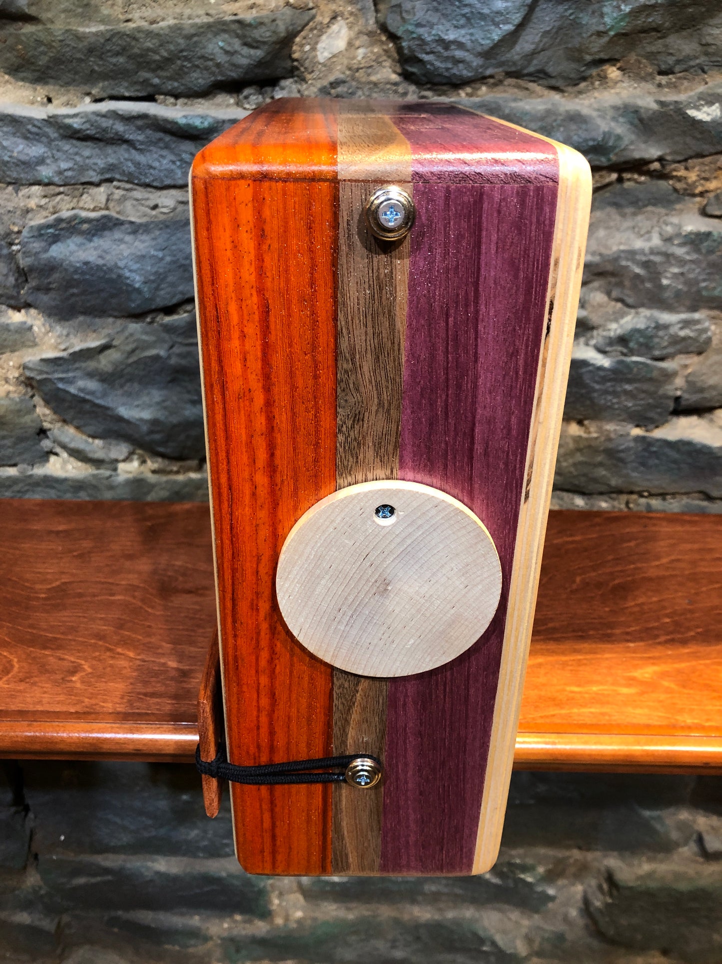 CajonTab Pro Series de 12”: Corazón Púrpura, nogal y padauk
