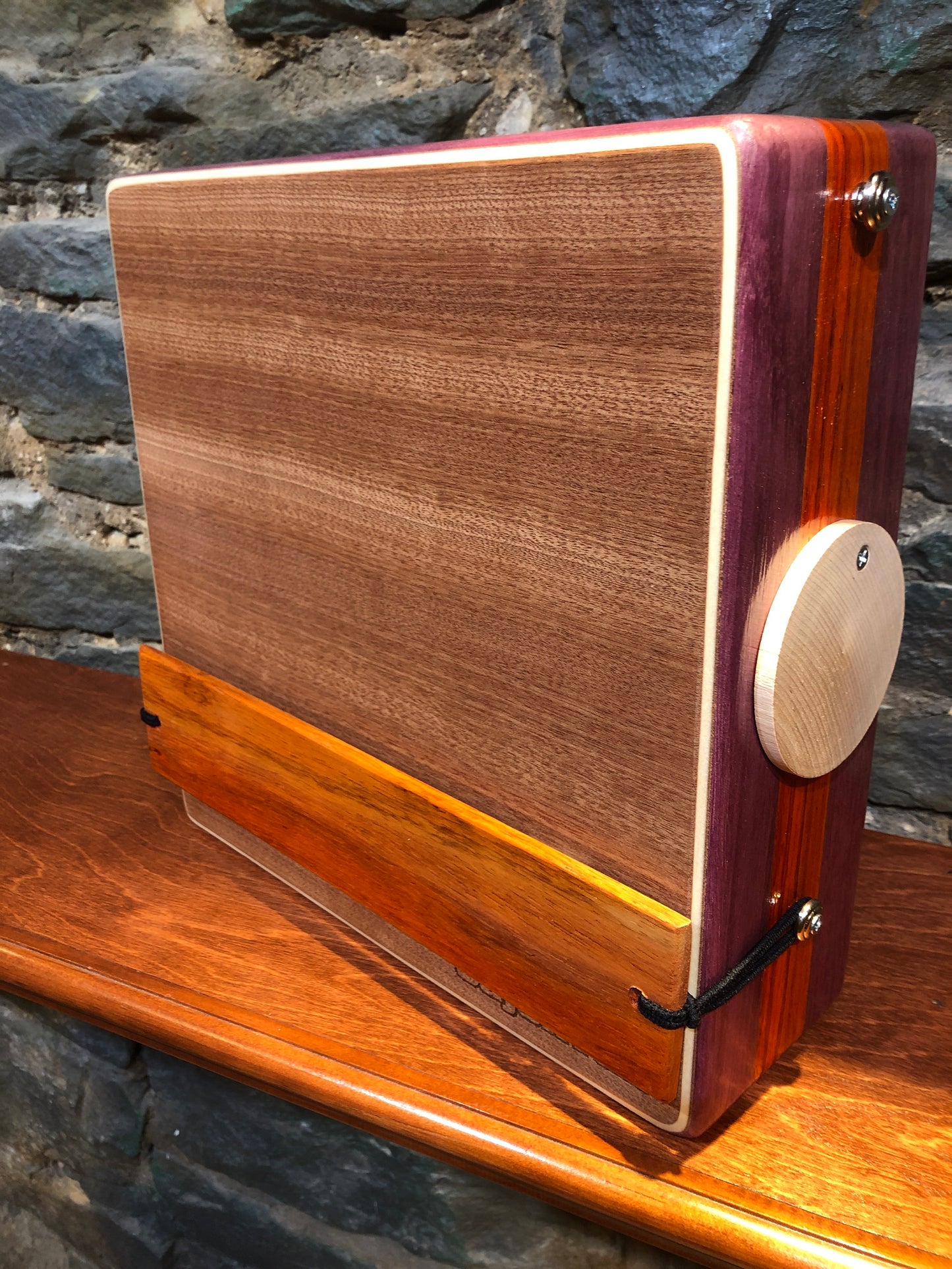 CajonTab Serie Pro de 12” - Corazón Púrpura y Padauk