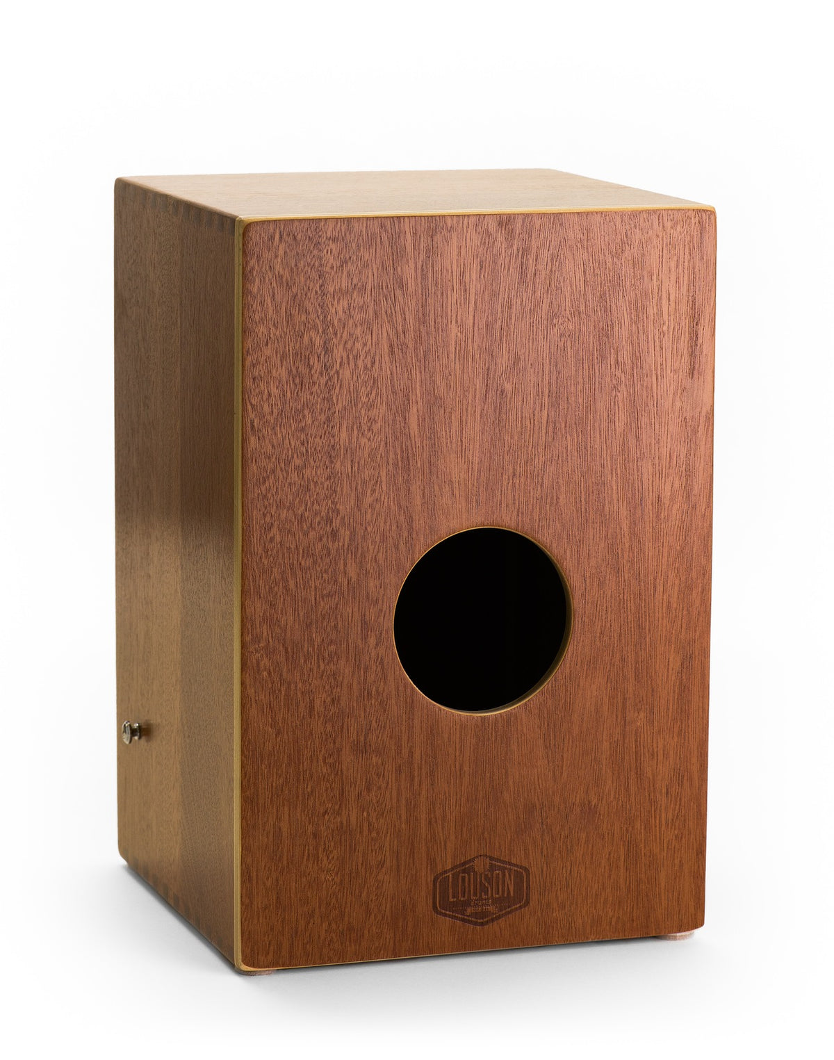 Solid Mahogany Cajon with External Snare – Louson Drums